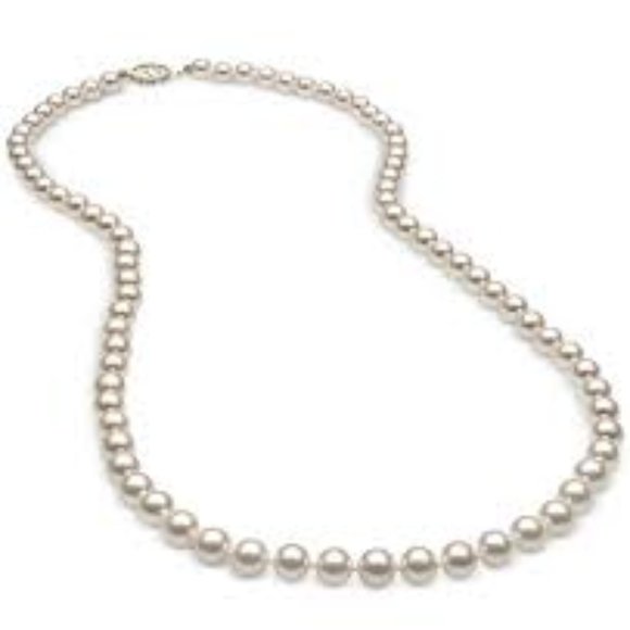 Macy's 18" Cultured Freshwater Pearl (5mm) Strand in 14k Gold - Picture 1 of 5